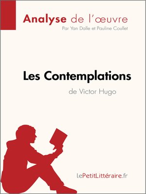 cover image of Les Contemplations de Victor Hugo (Analyse de l'oeuvre)